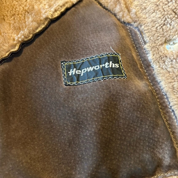 ✨Free Shipping✨ 1970's Vintage Morlands Sheepskin Unisex Tan Coat - Picture 5 of 17